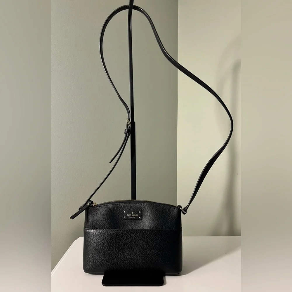 Kate Spade ♠️ Black Leather Crossbody Bag